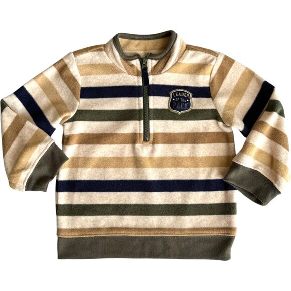 3 Pack Carters Baby Boy Woodland Animals Bodysuits & Fleece Sweatshirt 18M Soft - Picture 2 of 8